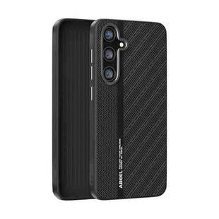 For Samsung Galaxy S24+ 5G ABEEL 6D Micro Relief MagSafe Magnetic Phone Case(Black)