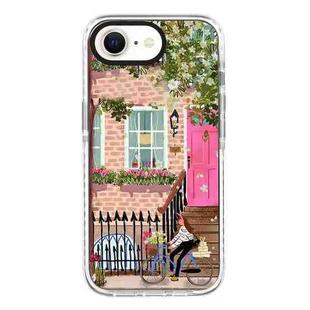 For iPhone 7 / 8 / SE 2020 2022 Simple Illustration Pattern Full Coverage Phone Case(Spring Scene E)
