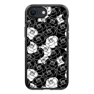 For iPhone 7 / 8 / SE 2020 2022 Simple Illustration Pattern Full Coverage Phone Case(Camellia A)