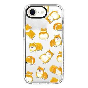 For iPhone 7 / 8 / SE 2020 2022 Simple Illustration Pattern Full Coverage Phone Case(Cute Dog Bear A)