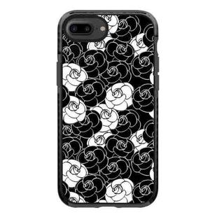 For iPhone 7 Plus / 8 Plus Simple Illustration Pattern Full Coverage Phone Case(Camellia A)