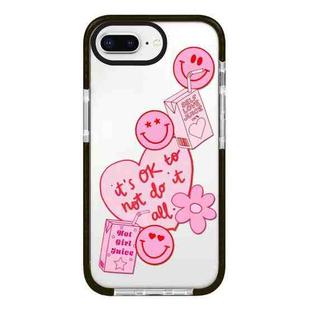 For iPhone 7 Plus / 8 Plus Simple Illustration Pattern Full Coverage Phone Case(Love Club A)