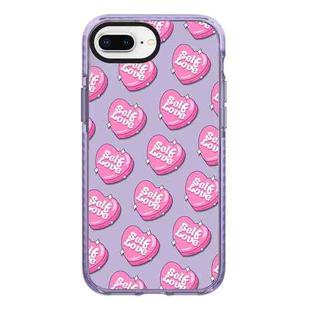 For iPhone 7 Plus / 8 Plus Simple Illustration Pattern Full Coverage Phone Case(Love Club C)