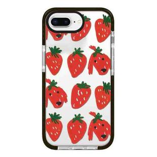 For iPhone 7 Plus / 8 Plus Simple Illustration Pattern Full Coverage Phone Case(Strawberry Dog)