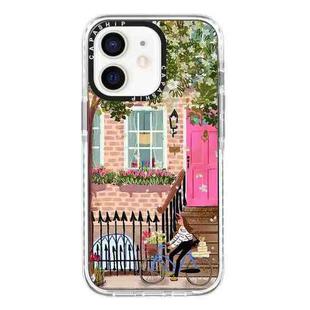 For iPhone 11 Simple Illustration Pattern Full Coverage Phone Case(Spring Scene E)