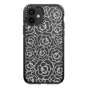 For iPhone 11 Simple Illustration Pattern Full Coverage Phone Case(Camellia B)