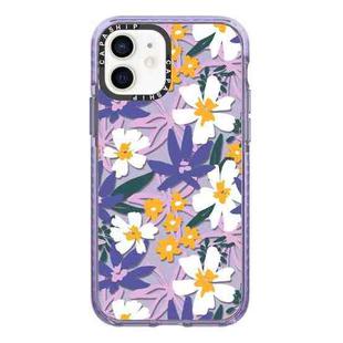 For iPhone 11 Simple Illustration Pattern Full Coverage Phone Case(Fresh Flower A)