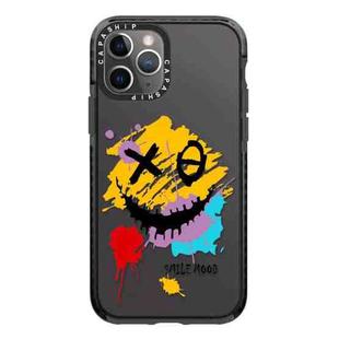 For iPhone 11 Pro Max Simple Illustration Pattern Full Coverage Phone Case(Graffiti Letters A)
