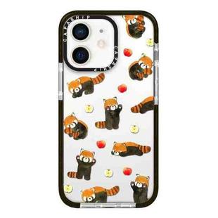 For iPhone 12 mini Simple Illustration Pattern Full Coverage Phone Case(Cute Dog Bear B)