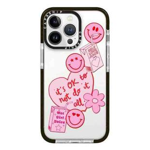 For iPhone 12 Pro Simple Illustration Pattern Full Coverage Phone Case(Love Club A)