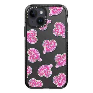 For iPhone 13 Simple Illustration Pattern Full Coverage Phone Case(Love Club B)