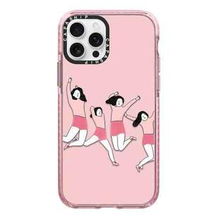 For iPhone 13 Pro Simple Illustration Pattern Full Coverage Phone Case(Happy Friend A)