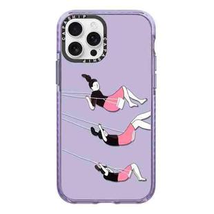 For iPhone 13 Pro Simple Illustration Pattern Full Coverage Phone Case(Happy Friend C)