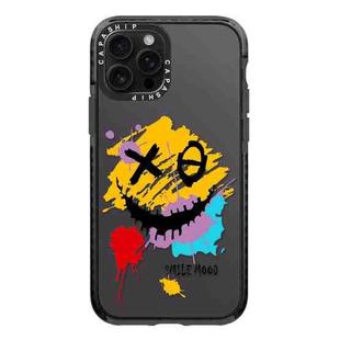 For iPhone 13 Pro Max Simple Illustration Pattern Full Coverage Phone Case(Graffiti Letters A)