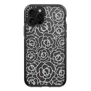 For iPhone 15 Pro Simple Illustration Pattern Full Coverage Phone Case(Camellia B)