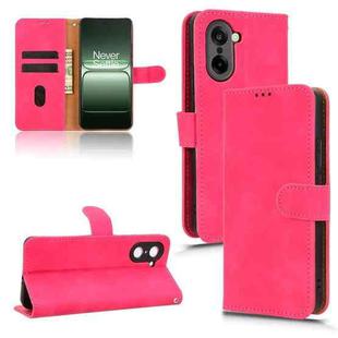 For OnePlus Ace 5 Racing Skin Feel Magnetic Flip Leather Phone Case(Rose Red)