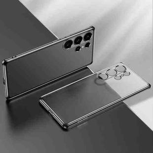 For Samsung Galaxy S25 5G SULADA Electroplating Frosted TPU Phone Case(Black)