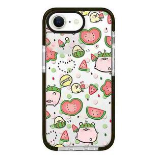 For iPhone 7 / 8 / SE 2020 2022 Simple Illustration Pattern Full Coverage Phone Case(Watermelon Pig)