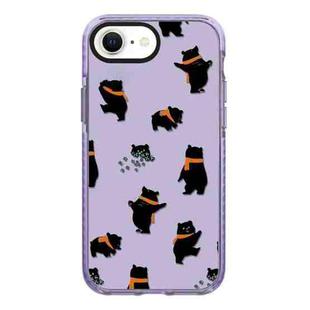For iPhone 7 / 8 / SE 2020 2022 Simple Illustration Pattern Full Coverage Phone Case(Cute Dog Bear C)