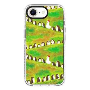 For iPhone 7 / 8 / SE 2020 2022 Simple Illustration Pattern Full Coverage Phone Case(Penguin)