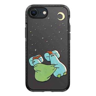 For iPhone 7 / 8 / SE 2020 2022 Simple Illustration Pattern Full Coverage Phone Case(Sleeping Duck)