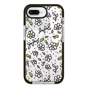 For iPhone 7 Plus / 8 Plus Simple Illustration Pattern Full Coverage Phone Case(Fresh Flower C)