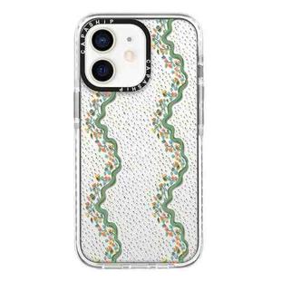For iPhone 11 Simple Illustration Pattern Full Coverage Phone Case(Flowers)