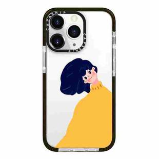 For iPhone 11 Pro Max Simple Illustration Pattern Full Coverage Phone Case(Sweater Couple B)