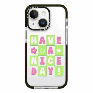 For iPhone 13 Simple Illustration Pattern Full Coverage Phone Case(Good Day A)