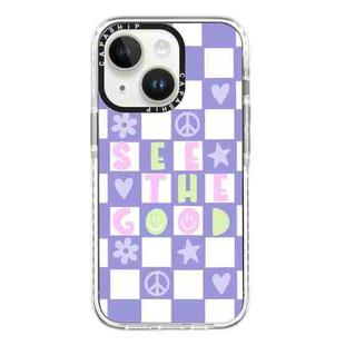 For iPhone 13 Simple Illustration Pattern Full Coverage Phone Case(Good Day B)