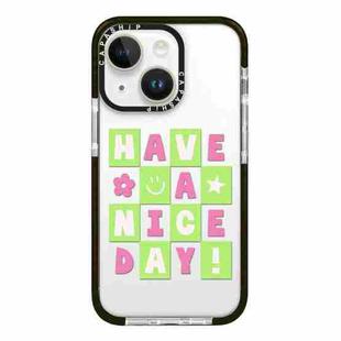 For iPhone 13 mini Simple Illustration Pattern Full Coverage Phone Case(Good Day A)