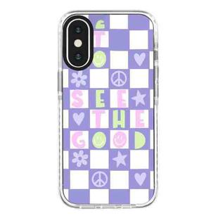 For iPhone X / XS Simple Illustration Pattern Full Coverage Phone Case(Good Day B)