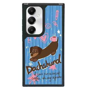 For Samsung Galaxy A34 Creative Art Pattern Full Coverage Phone Case(Puppy B)