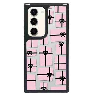 For Samsung Galaxy S22 5G Creative Art Pattern Full Coverage Phone Case(Sweet Pink E)