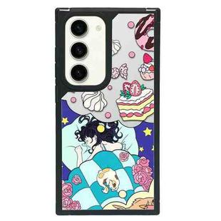 For Samsung Galaxy S22 5G Creative Art Pattern Full Coverage Phone Case(Girl Dream B)