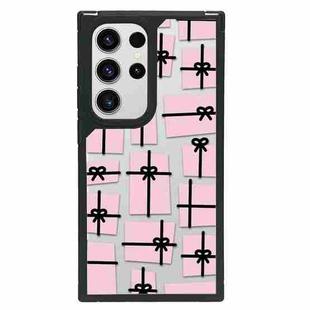 For Samsung Galaxy S22 Ultra 5G Creative Art Pattern Full Coverage Phone Case(Sweet Pink E)