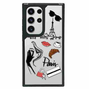 For Samsung Galaxy S22 Ultra 5G Creative Art Pattern Full Coverage Phone Case(Fashion Girl E)