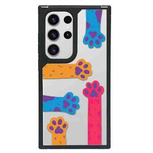 For Samsung Galaxy S22 Ultra 5G Creative Art Pattern Full Coverage Phone Case(Colorful Dog B)