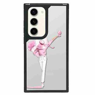 For Samsung Galaxy S22+ 5G Creative Art Pattern Full Coverage Phone Case(Fashion Girl A)