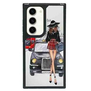 For Samsung Galaxy S22+ 5G Creative Art Pattern Full Coverage Phone Case(Fashion Girl F)