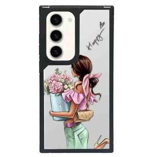 For Samsung Galaxy S23 5G Creative Art Pattern Full Coverage Phone Case(Fashion Girl B)