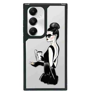 For Samsung Galaxy S23 FE 5G Creative Art Pattern Full Coverage Phone Case(Fashion Girl C)