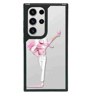 For Samsung Galaxy S23 Ultra 5G Creative Art Pattern Full Coverage Phone Case(Fashion Girl A)