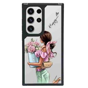 For Samsung Galaxy S23 Ultra 5G Creative Art Pattern Full Coverage Phone Case(Fashion Girl B)