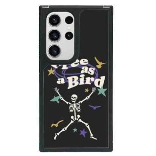 For Samsung Galaxy S23 Ultra 5G Creative Art Pattern Full Coverage Phone Case(Love and Freedom B)