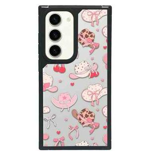 For Samsung Galaxy S23+ 5G Creative Art Pattern Full Coverage Phone Case(Sweet Pink D)