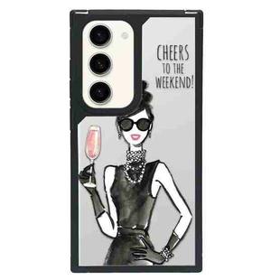 For Samsung Galaxy S23+ 5G Creative Art Pattern Full Coverage Phone Case(Fashion Girl D)