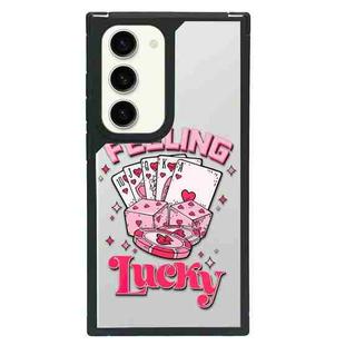 For Samsung Galaxy S23+ 5G Creative Art Pattern Full Coverage Phone Case(Lucky Dice B)