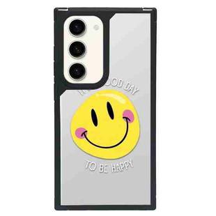 For Samsung Galaxy S23+ 5G Creative Art Pattern Full Coverage Phone Case(Smiley Face A)