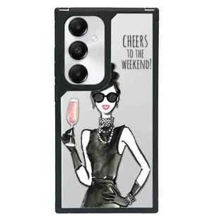 For Samsung Galaxy S24+ 5G Creative Art Pattern Full Coverage Phone Case(Fashion Girl D)